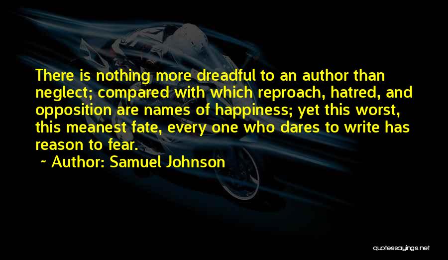 Reproach Quotes By Samuel Johnson