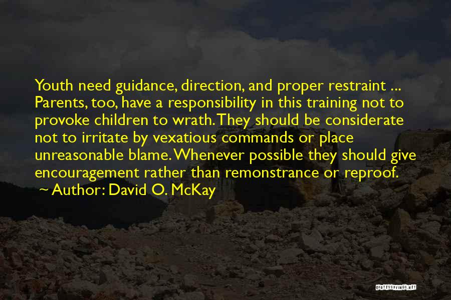 Reproof Quotes By David O. McKay