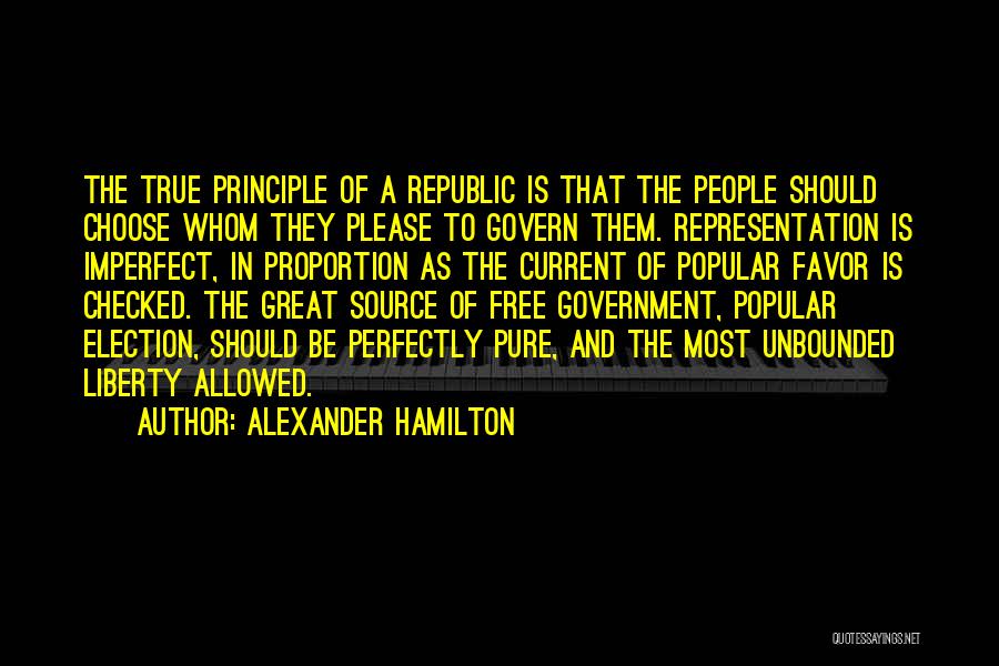 Republic Government Quotes By Alexander Hamilton