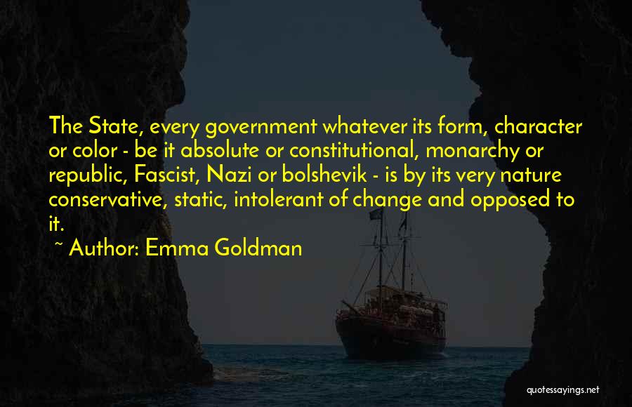 Republic Government Quotes By Emma Goldman