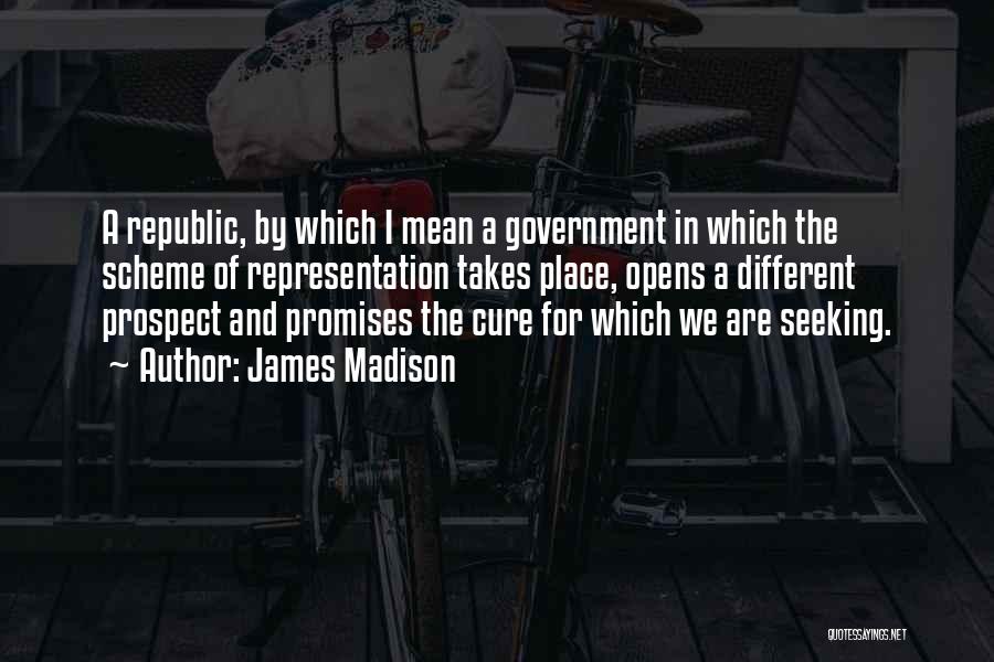 Republic Government Quotes By James Madison