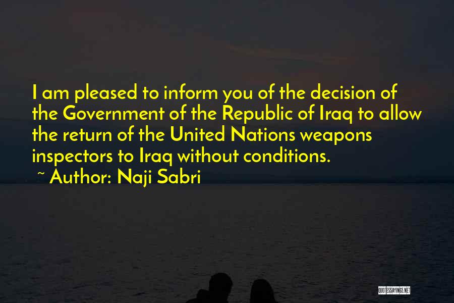 Republic Government Quotes By Naji Sabri
