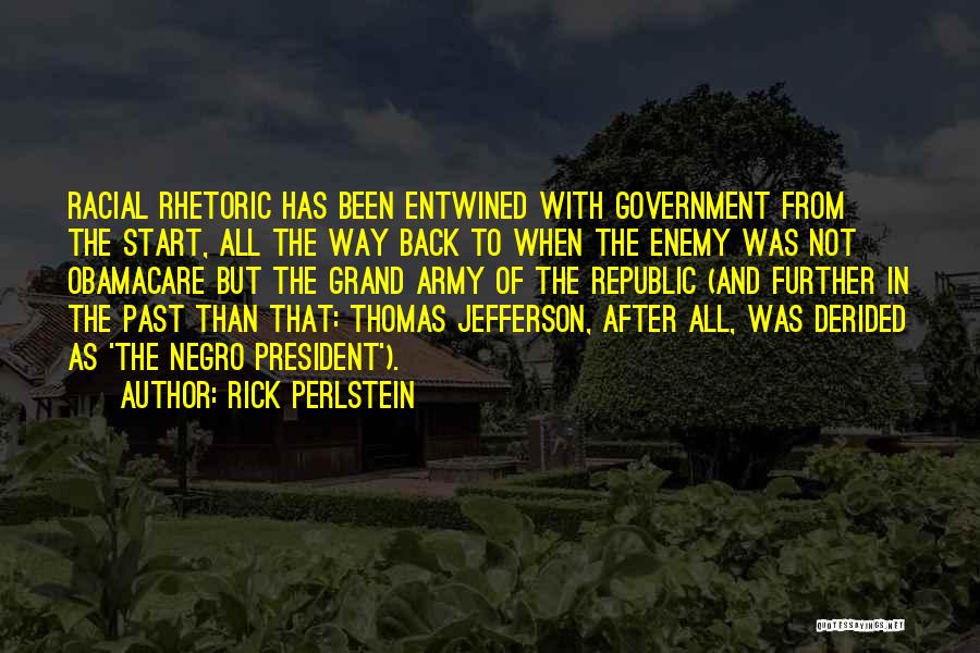 Republic Government Quotes By Rick Perlstein