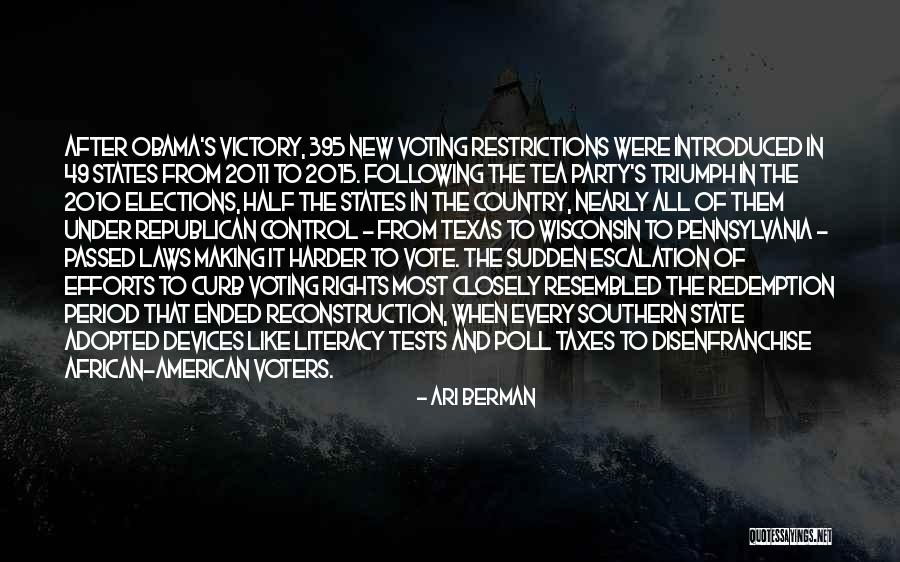 Republican Tea Party Quotes By Ari Berman Republican Tea Party Quotes By Ari Berman
