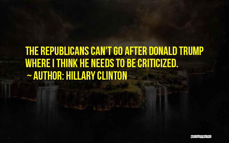 Republicans Quotes By Hillary Clinton