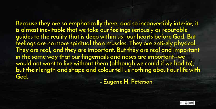 Reputable Quotes By Eugene H. Peterson