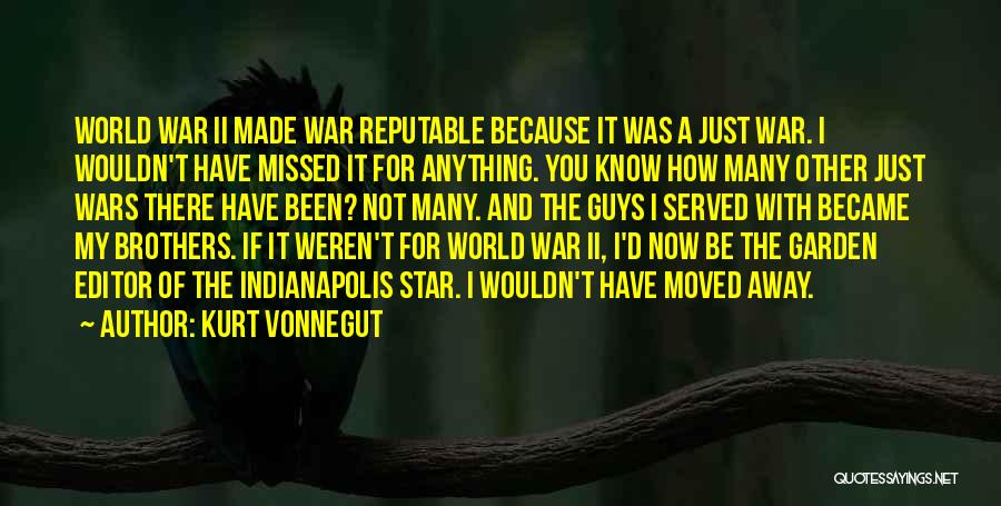 Reputable Quotes By Kurt Vonnegut