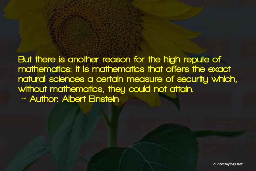 Repute Quotes By Albert Einstein