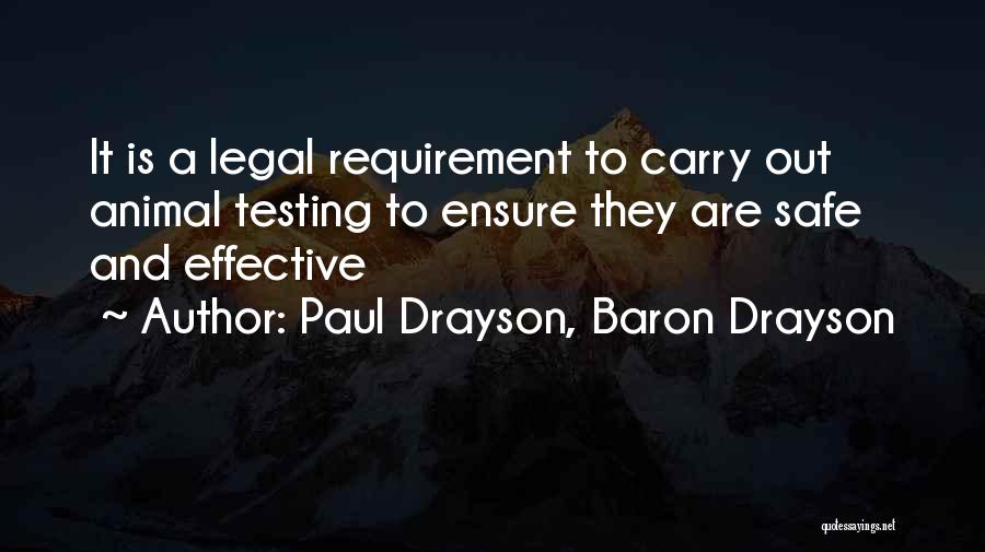 Requirement Quotes By Paul Drayson, Baron Drayson