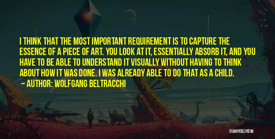 Requirement Quotes By Wolfgang Beltracchi