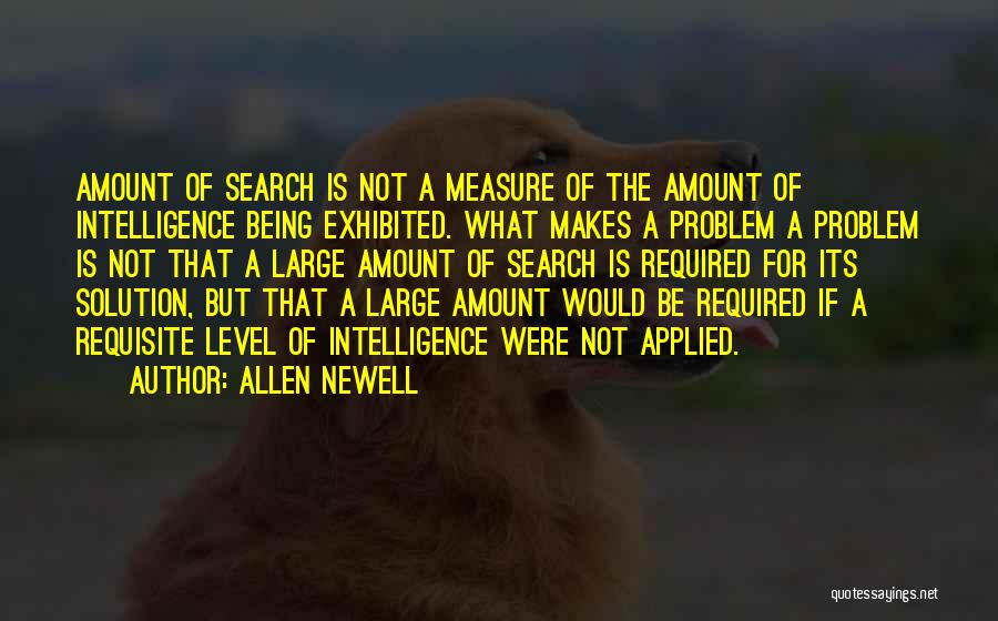 Requisite Quotes By Allen Newell