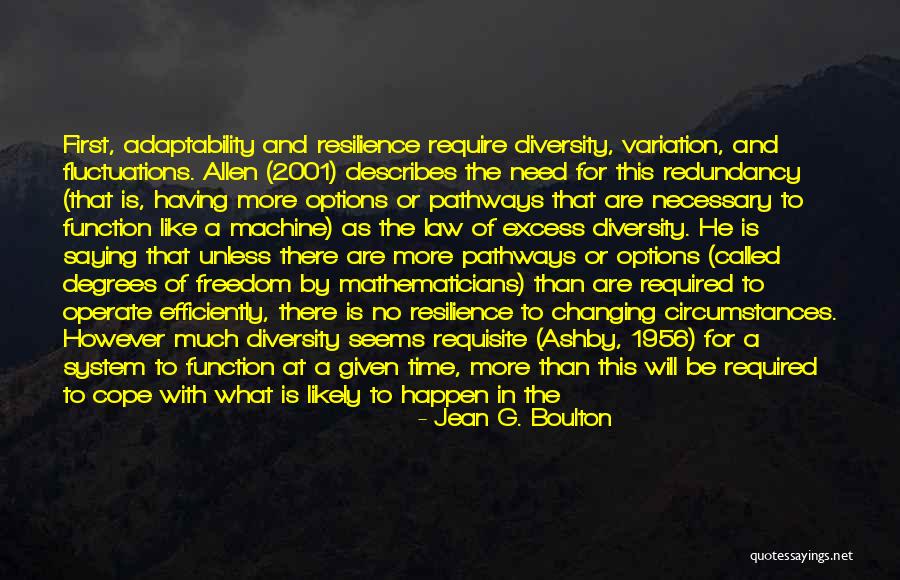 Requisite Quotes By Jean G. Boulton