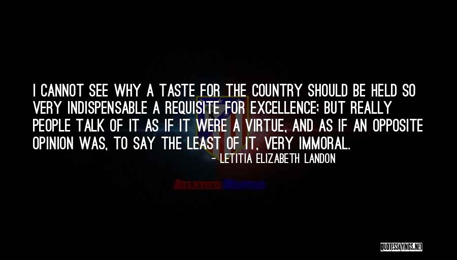 Requisite Quotes By Letitia Elizabeth Landon