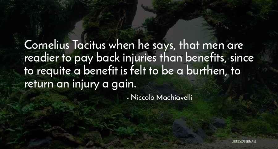 Requite Quotes By Niccolo Machiavelli