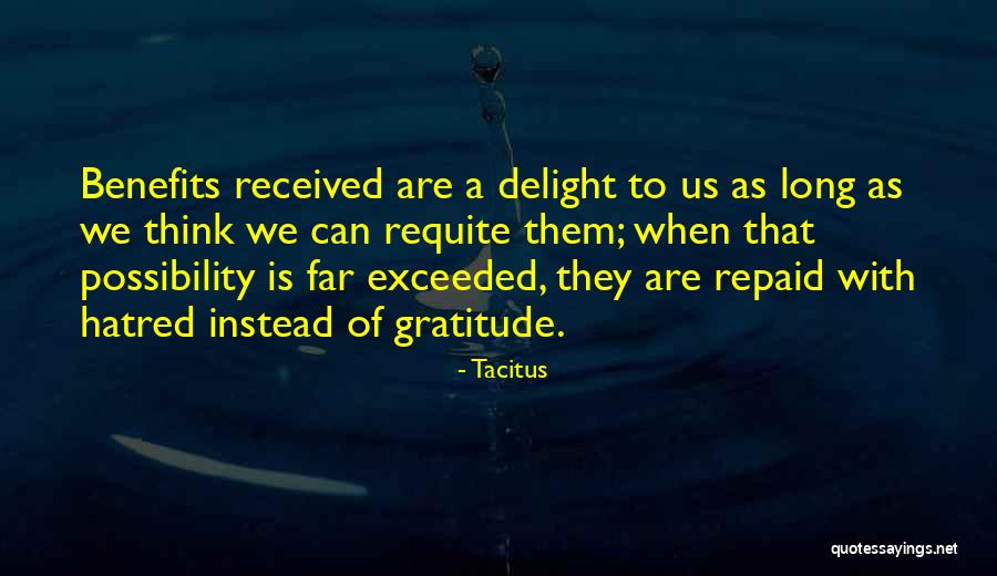 Requite Quotes By Tacitus