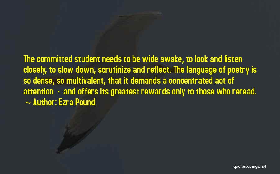 Reread Quotes By Ezra Pound
