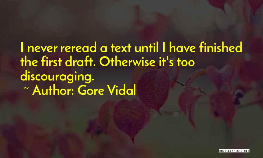 Reread Quotes By Gore Vidal