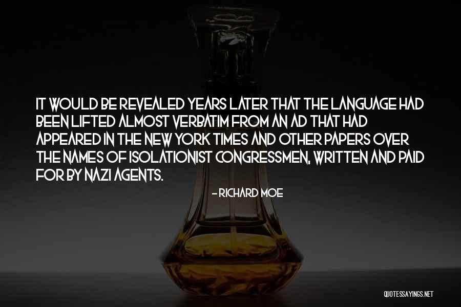 Rereading America Quotes By Richard Moe Rereading America Quotes By Richard Moe