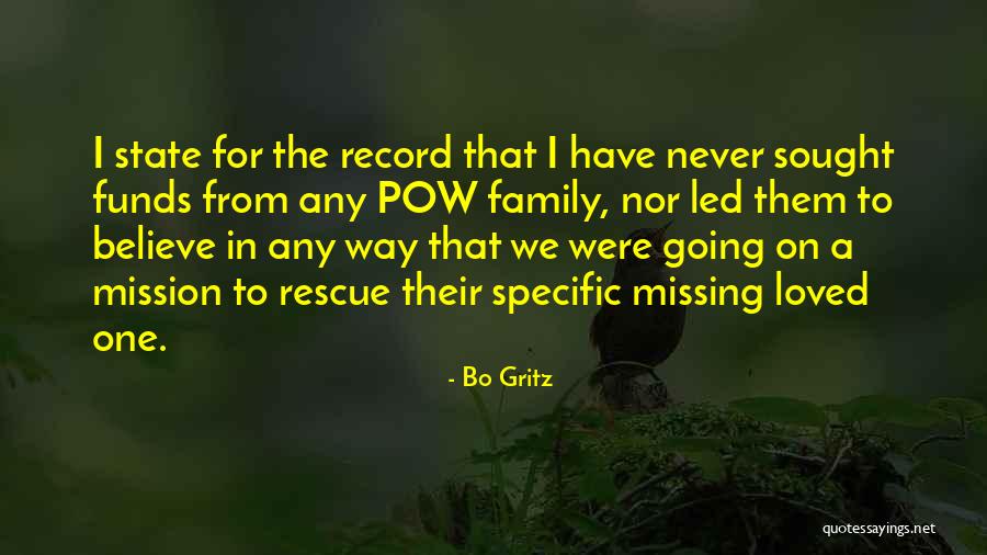 Rescue Mission Quotes By Bo Gritz