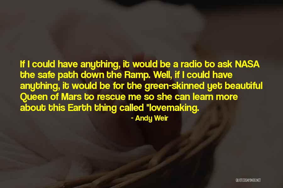 Rescue Quotes By Andy Weir