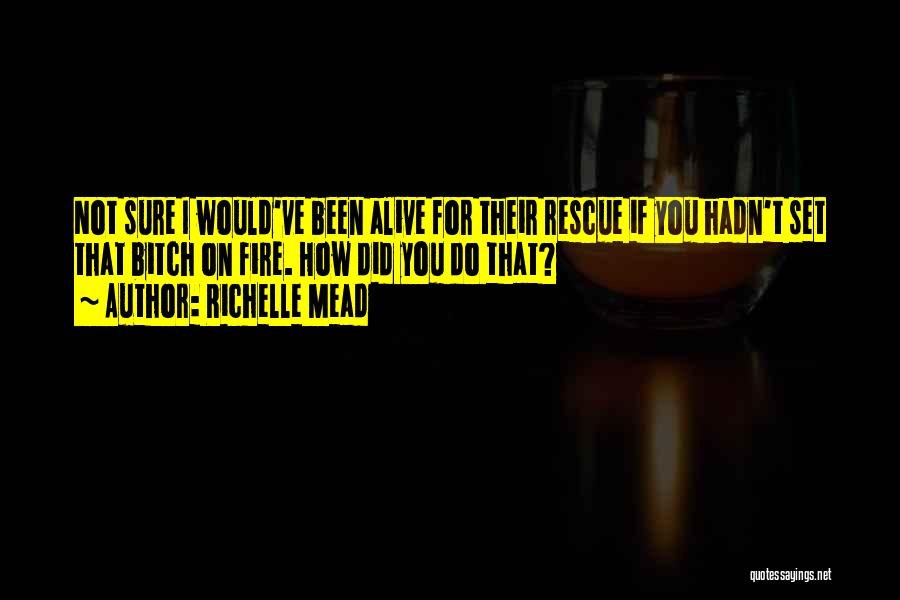 Rescue Quotes By Richelle Mead