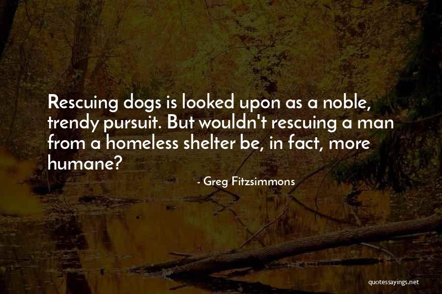 Rescuing Dog Quotes By Greg Fitzsimmons