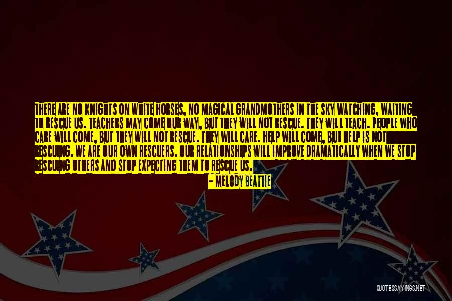 Rescuing People Quotes By Melody Beattie