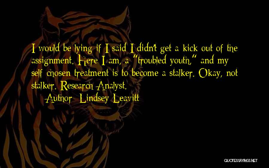 Research Analyst Quotes By Lindsey Leavitt