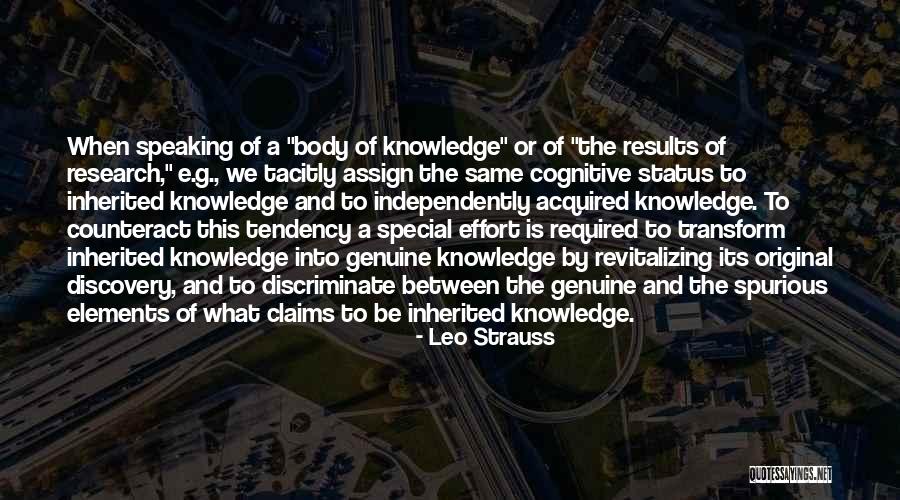 Research And Knowledge Quotes By Leo Strauss