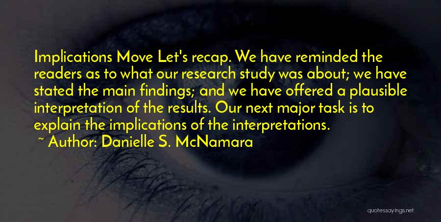 Research Findings Quotes By Danielle S. McNamara