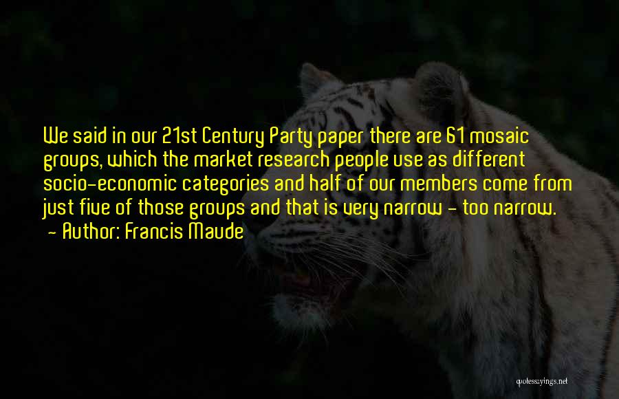 Research Paper And Quotes By Francis Maude