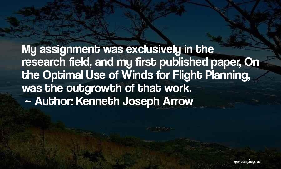 Research Paper And Quotes By Kenneth Joseph Arrow