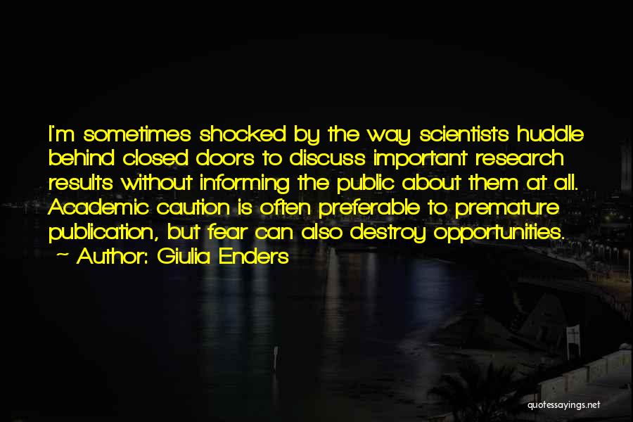 Research Results Quotes By Giulia Enders