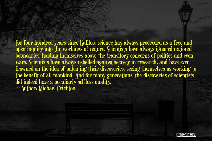 Research Science Quotes By Michael Crichton