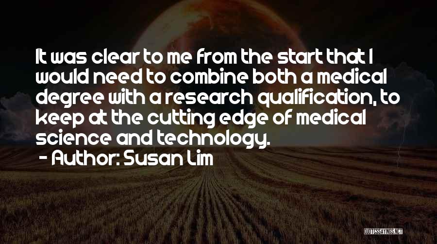 Research Science Quotes By Susan Lim