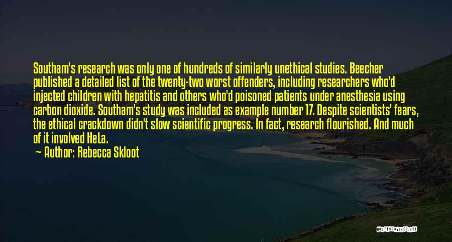 Researchers Quotes By Rebecca Skloot