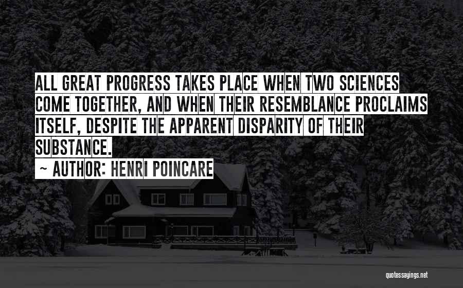 Resemblance Quotes By Henri Poincare