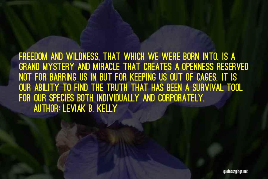 Reserved Nature Quotes By Leviak B. Kelly
