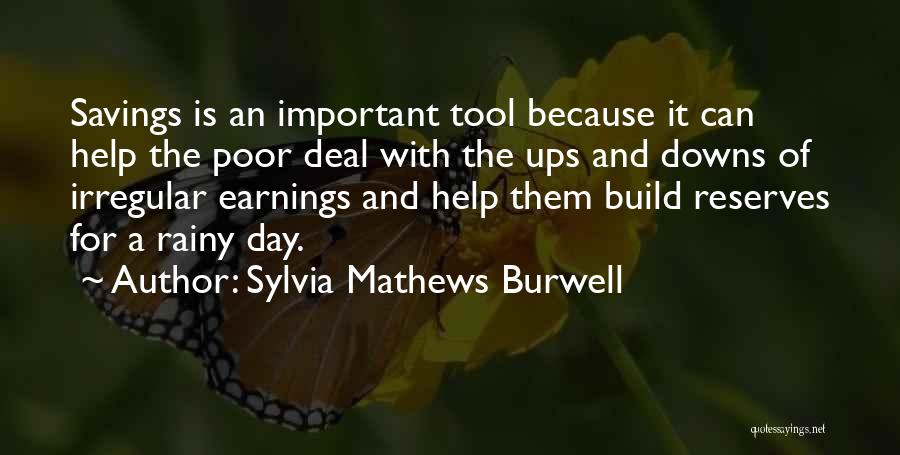 Reserves Quotes By Sylvia Mathews Burwell