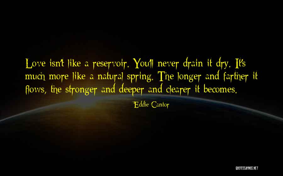 Reservoir Quotes By Eddie Cantor