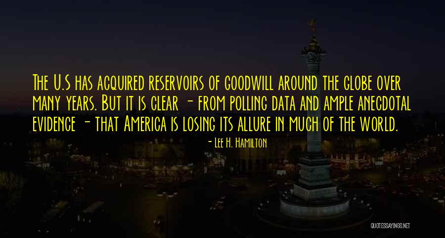 Reservoirs Quotes By Lee H. Hamilton