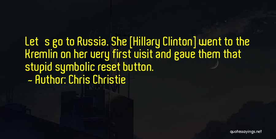 Reset Button Quotes By Chris Christie