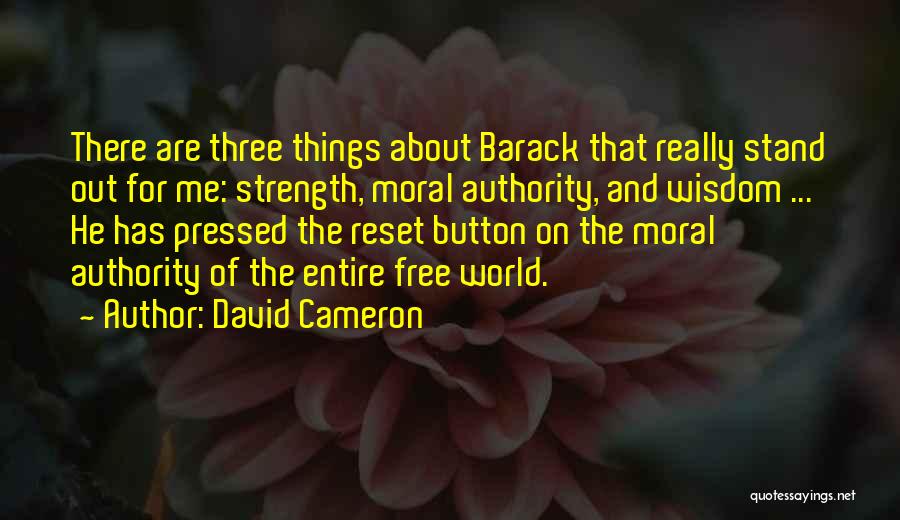 Reset Button Quotes By David Cameron