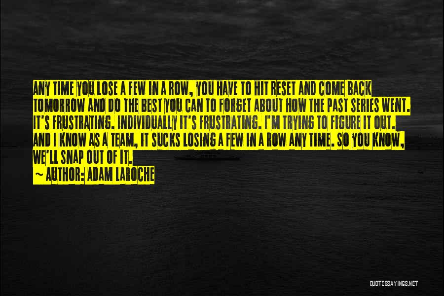 Reset Quotes By Adam LaRoche