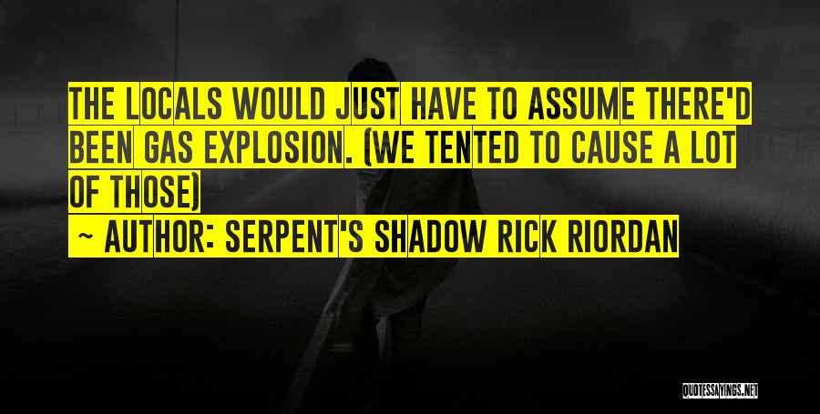 Resgate Abaixo Quotes By Serpent's Shadow Rick Riordan
