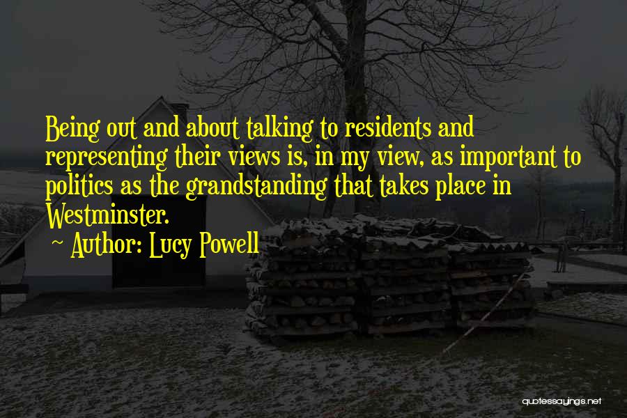 Residents Quotes By Lucy Powell