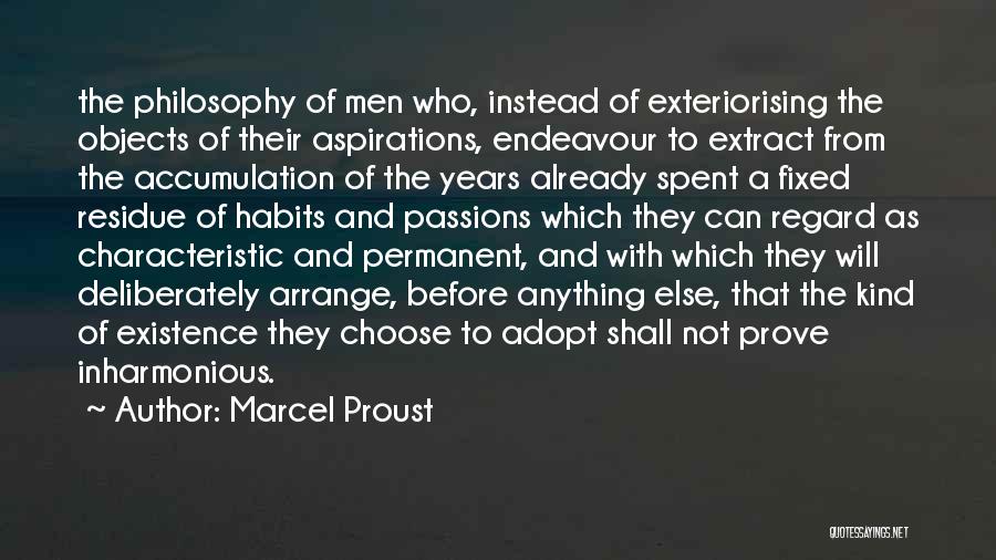 Residue Quotes By Marcel Proust