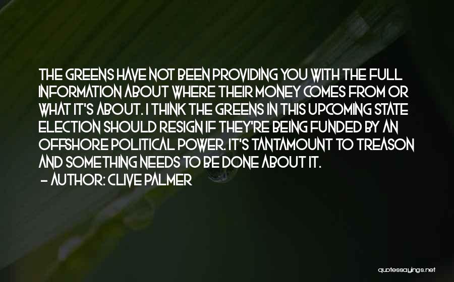 Resign Or Not Quotes By Clive Palmer