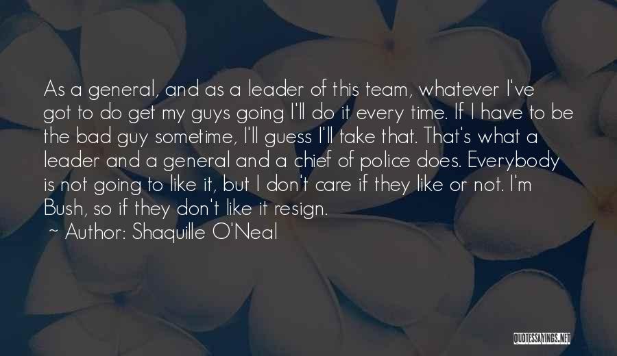 Resign Or Not Quotes By Shaquille O'Neal