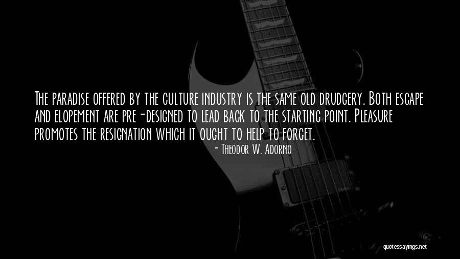 Resignation Quotes By Theodor W. Adorno Resignation Quotes By Theodor W. Adorno